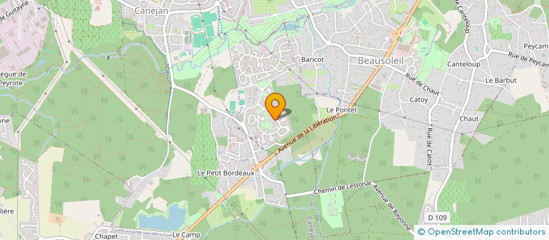 localisation de l'entreprise MARTINEAU ET TORRIJOS  CESTAS