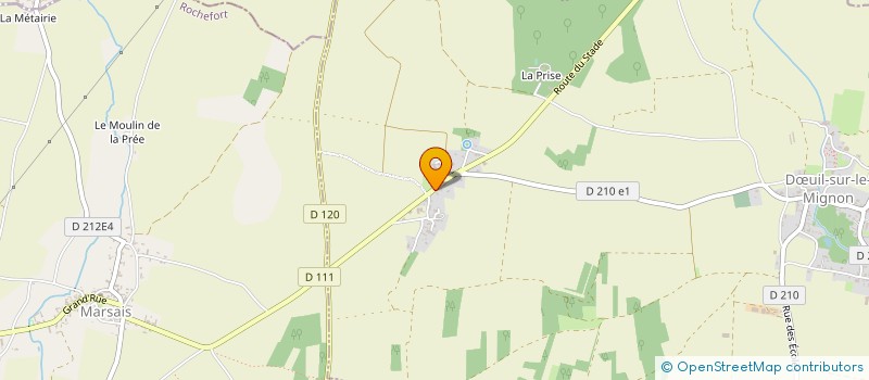 localisation de l'entreprise MARTINEAU HERVE  DUIL-SUR-LE-MIGNON