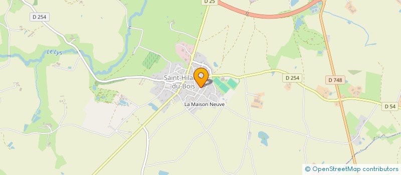localisation de l'entreprise MARTINEAU IMMO à LYS-HAUT-LAYON