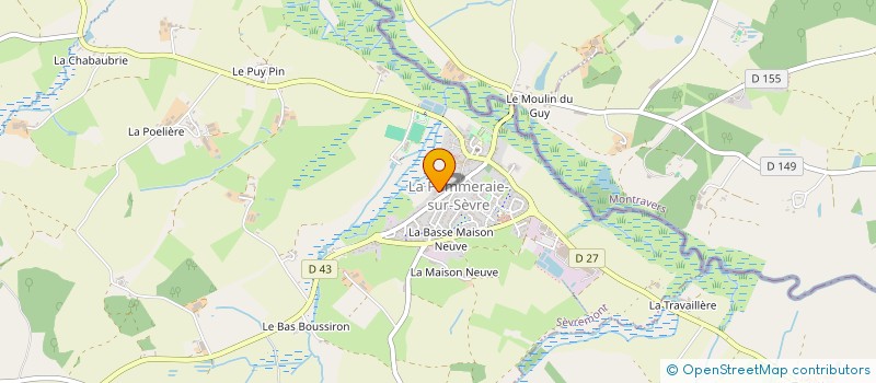 localisation de l'entreprise MARTINEAU INVESTISSEMENTS à SEVREMONT