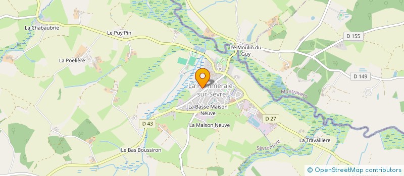 localisation de l'entreprise MARTINEAU RAMONAGE  SEVREMONT