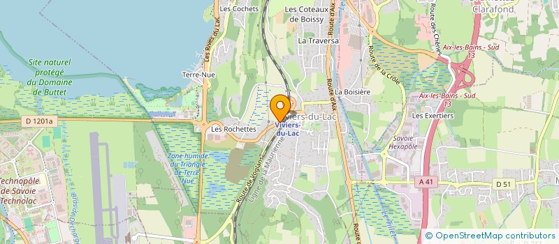 localisation de l'entreprise MARTINEAU TRANSPORTS  VIVIERS-DU-LAC