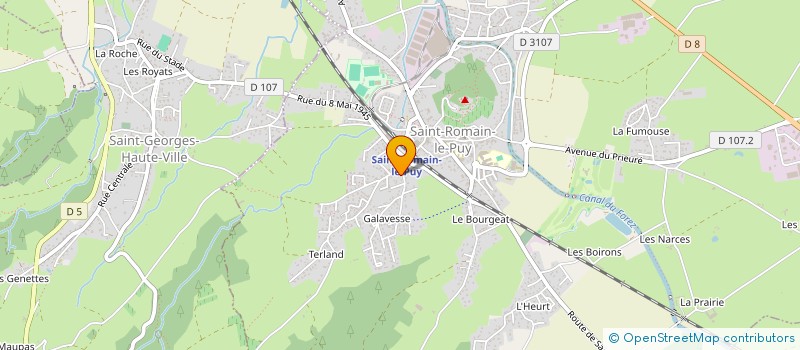 localisation de l'entreprise MARTINELLI IMMOBILIER  SAINT-ROMAIN-LE-PUY