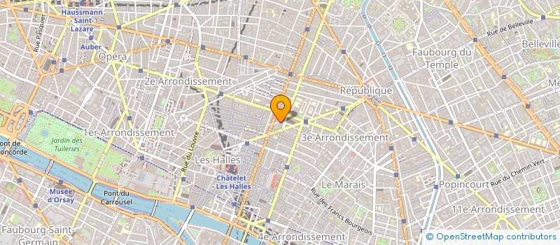 localisation de l'entreprise MARTINET  PARIS
