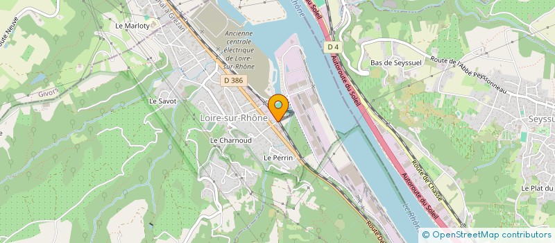 localisation de l'entreprise MARTINET à LOIRE-SUR-RHONE