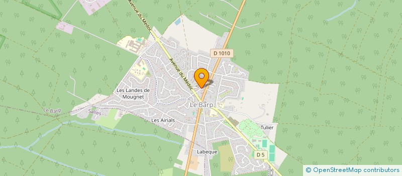 localisation de l'entreprise MARTINET BRUNO  LE BARP