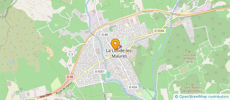 localisation de l'entreprise MARTINET-LANGLOIS  LA LONDE-LES-MAURES
