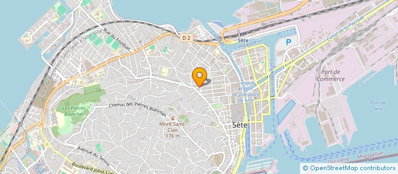 localisation de l'entreprise MARTINET - MAC CABE  SETE