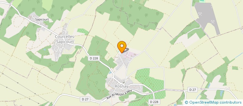 localisation de l'entreprise MARTINET-MARTIN à ROSNAY