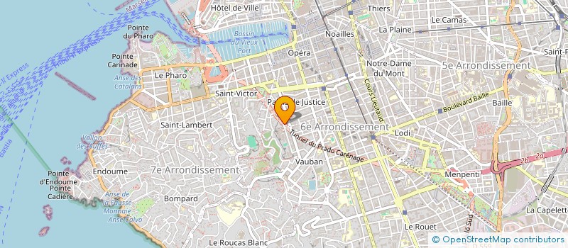 localisation de l'entreprise MARTINET - OLIVIER à MARSEILLE