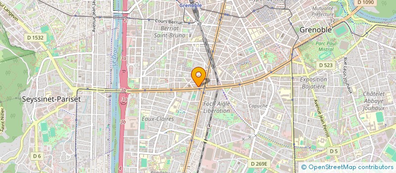 localisation de l'entreprise MARTINET PAUL                        1  GRENOBLE