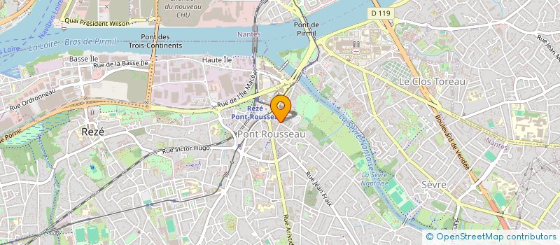 localisation de l'entreprise MARTINET THUAL SCI  REZE