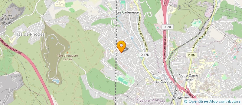 localisation de l'entreprise MARTINEZ 2 à LES PENNES-MIRABEAU