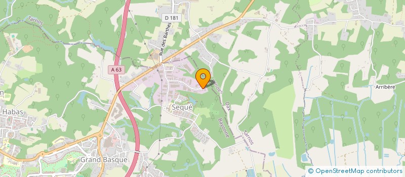 localisation de l'entreprise MARTINEZ à BAYONNE