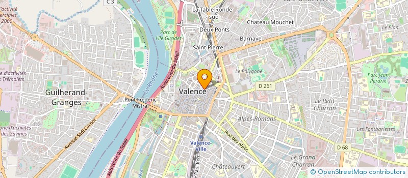 localisation de l'entreprise MARTINEZ  VALENCE