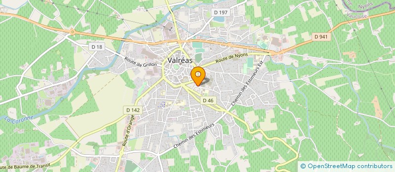 localisation de l'entreprise MARTINEZ à VALREAS