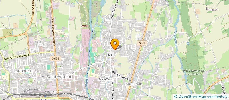 localisation de l'entreprise MARTINEZ  ORLEIX