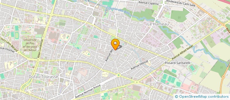 localisation de l'entreprise MARTINEZ à PAU