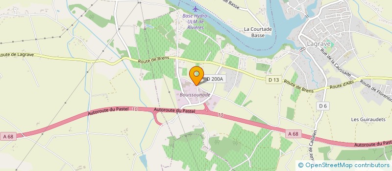 localisation de l'entreprise MARTINEZ  LAGRAVE