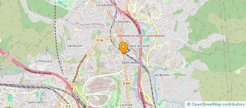 localisation de l'entreprise MARTINEZ BATIMENT à MARSEILLE