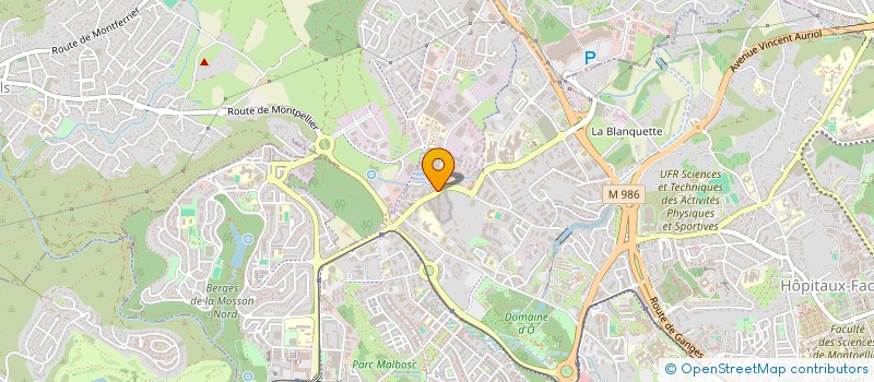 localisation de l'entreprise MARTINEZ - BERNARD INDIVISION à MONTPELLIER