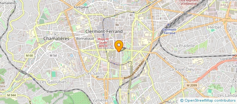 localisation de l'entreprise MARTINEZ-BLACHE INDIVISION  CLERMONT-FERRAND