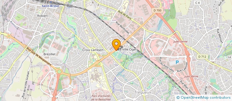 localisation de l'entreprise MARTINEZ C à SAINT-BRIEUC