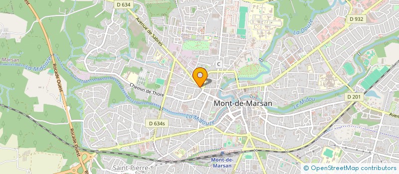 localisation de l'entreprise MARTINEZ / COCHET  MONT-DE-MARSAN
