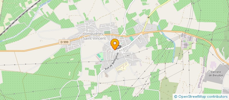 localisation de l'entreprise MARTINEZ CONSTRUCTIONS  JONQUIERES-SAINT-VINCENT