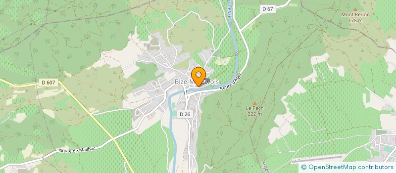 localisation de l'entreprise MARTINEZ CONSTRUCTIONS à ARGELIERS