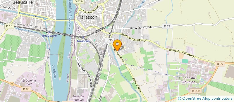 localisation de l'entreprise MARTINEZ DANIEL SARL  TARASCON