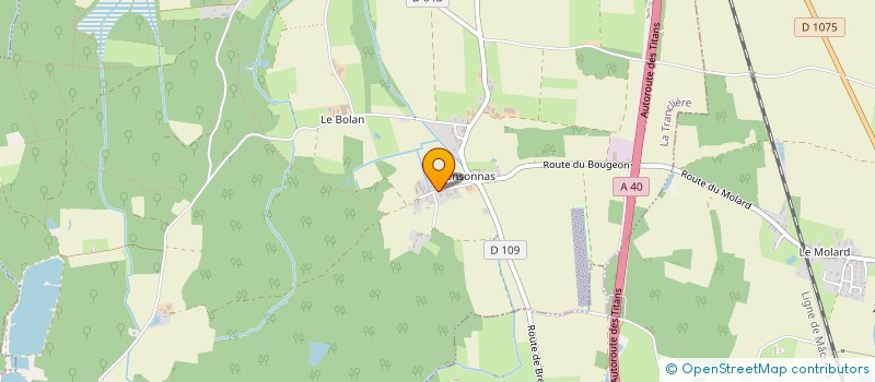 localisation de l'entreprise MARTINEZ ENERGIES  LA TRANCLIERE