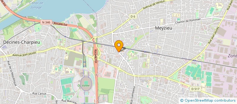 localisation de l'entreprise MARTINEZ ET FILS  MEYZIEU