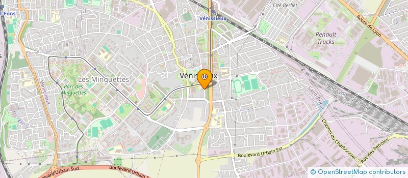 localisation de l'entreprise MARTINEZ FREDERIC ASSIST REALIS TRAV BAT à VENISSIEUX