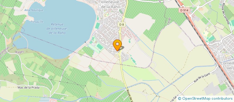 localisation de l'entreprise MARTINEZ HERVE CONSTRUCTION  VILLENEUVE-DE-LA-RAHO