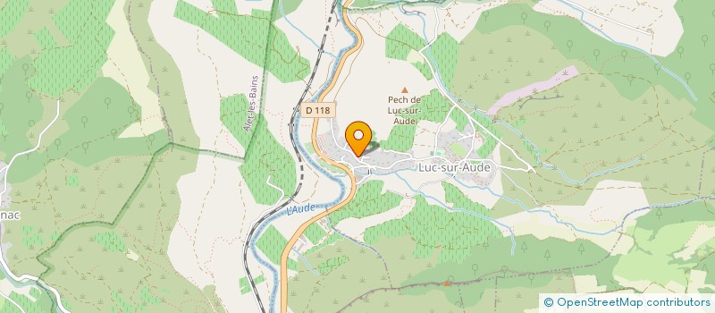 localisation de l'entreprise MARTINEZ IMMOBILIER  LUC-SUR-AUDE