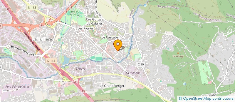 localisation de l'entreprise MARTINEZ IMMOBILIER à VITROLLES