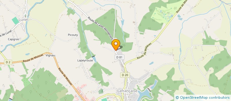 localisation de l'entreprise MARTINEZ MENUISERIE  LAFRANCAISE