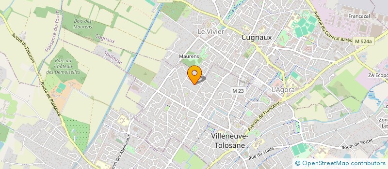 localisation de l'entreprise MARTINEZ - TEULIER-MARTINEZ INDIVISION à VILLENEUVE-TOLOSANE