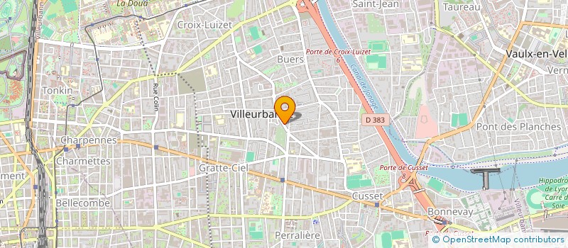localisation de l'entreprise MARTINEZ TRANSPORTS à VILLEURBANNE