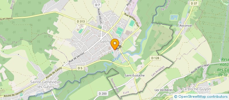 localisation de l'entreprise MARTINGALE SARL à GASNY