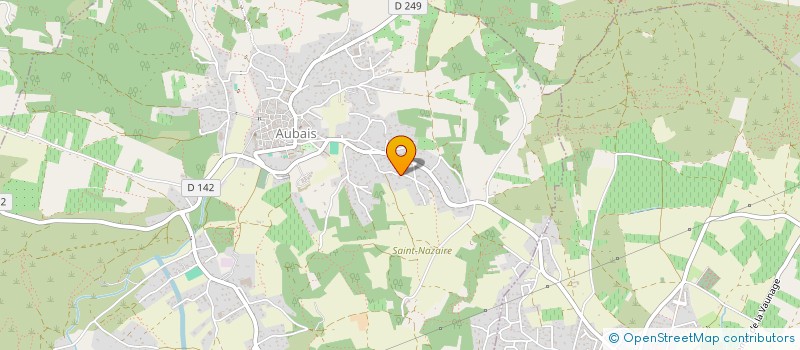 localisation de l'entreprise MARTINGOLF  AUBAIS