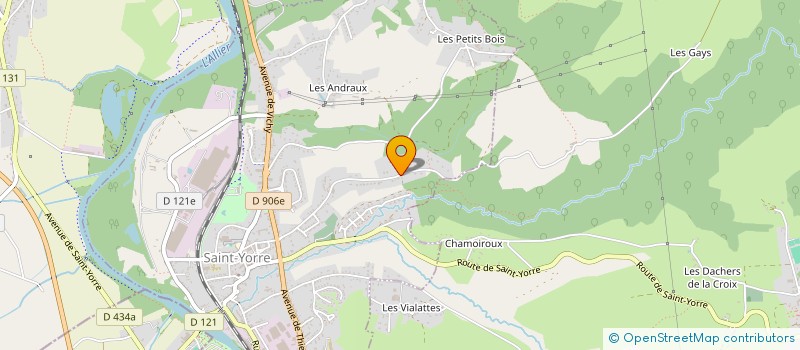 localisation de l'entreprise MARTINHO à SAINT-YORRE