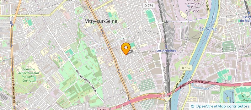 localisation de l'entreprise MARTINI à VITRY-SUR-SEINE