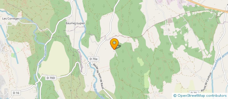 localisation de l'entreprise MARTINI LUCAS MACONNERIE  CORNILLON-CONFOUX