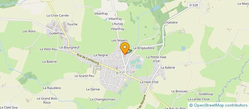 localisation de l'entreprise MARTINIAULT BATIMENT à VAL-D'IZE