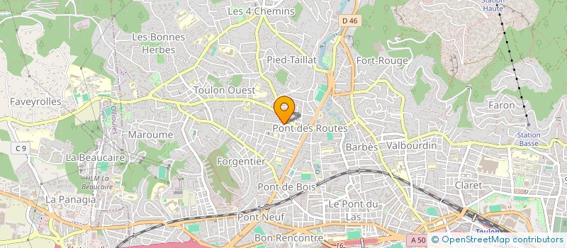 localisation de l'entreprise MARTINICO  TOULON