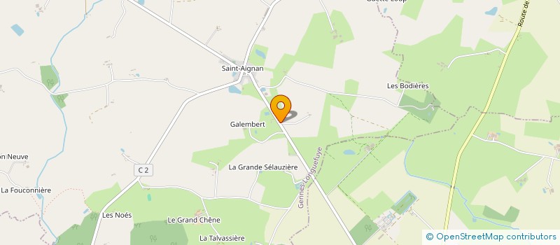 localisation de l'entreprise MARTINIER SEBASTIEN COUVERTURE  GENNES-LONGUEFUYE