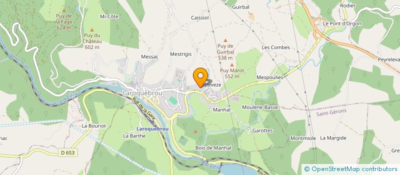 localisation de l'entreprise MARTINIGOL à LAROQUEBROU