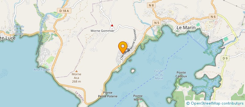 localisation de l'entreprise MARTINIQUAISE D'INTERVENTION POUR LA PREVENTION ET LA RECHERCHE EN ORTHOPHONIE à LE MARIN